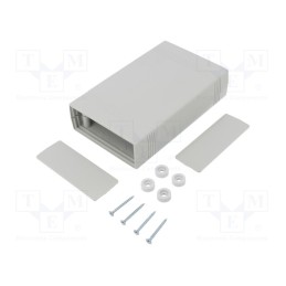 1 pcs x KRADEX - Z50AJ ABS - Enclosure: with panel, X: 92mm, Y: 147mm, Z: 36mm, ABS, grey