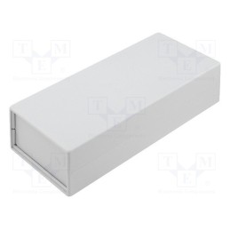 1 pcs x KRADEX - Z5BJ - Enclosure: with panel, X: 90mm, Y: 200mm, Z: 49mm, polystyrene, grey