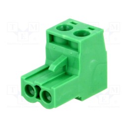 10 pcs x ADAM TECH - EBHA-02-D - Pluggable terminal block, 5.08mm, ways: 2, straight, plug, female
