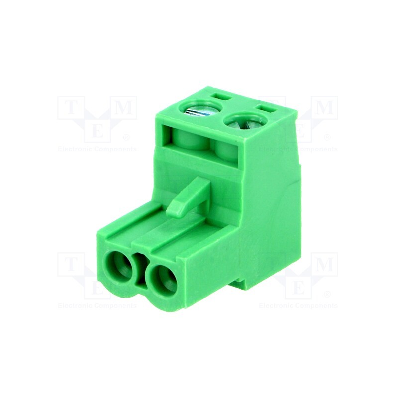 10 pcs x ADAM TECH - EBHA-02-C - Pluggable terminal block, 5mm, ways: 2, straight, plug, female