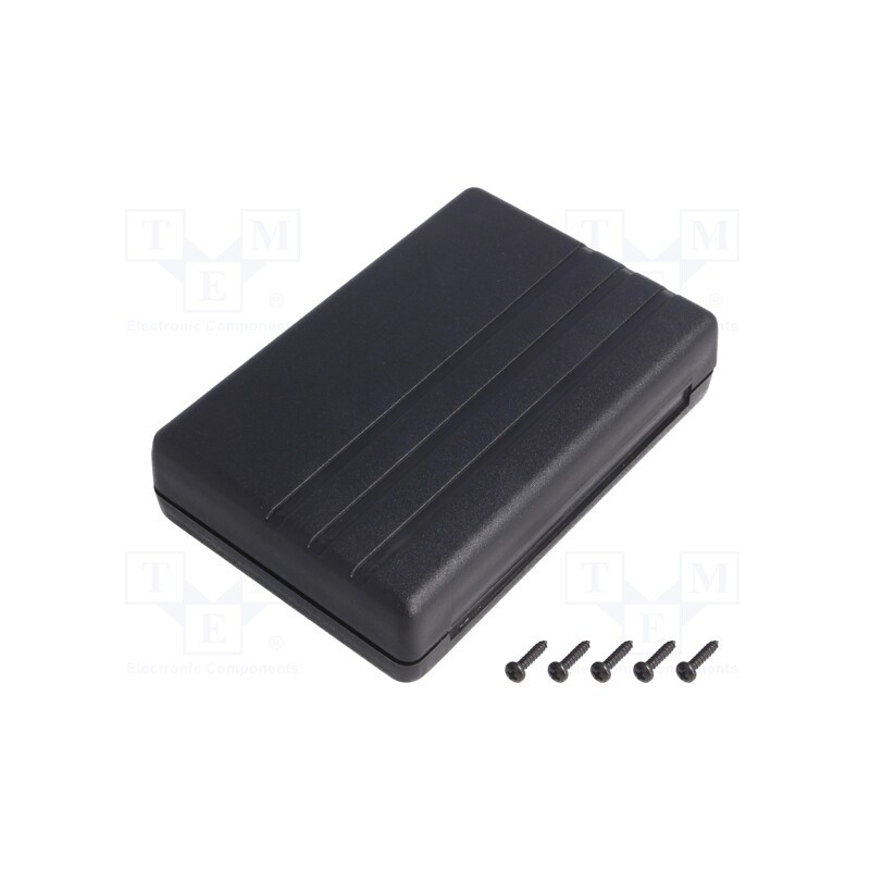 1 pcs x MASZCZYK - KM-39 BK - Enclosure: multipurpose, X: 84mm, Y: 124mm, Z: 30mm, ABS, black