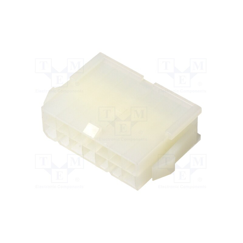 10 pcs x HSM - H5050-14PDW000R - Plug, wire-wire, male, N42G, 4.2mm, PIN: 14, 600V, Locking: latch