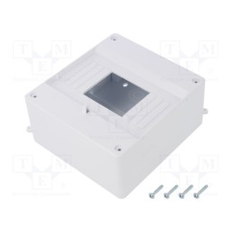 1 pcs x ELEKTRO-PLAST NASIELSK - 148563 - Enclosure: for modular components, IP20, white, No.of mod: 6, 400V