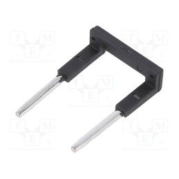 1 pcs x RELPOL - ZGZP80-2 BK - Connection bridge, 10A, 250VAC, Electr.connect: Push-in, black