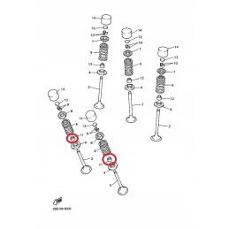 Yamaha yfz 450 exhaust valve seal