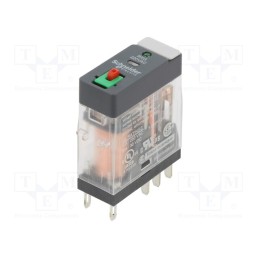 1 pcs x SCHNEIDER ELECTRIC - RXG22M7 - Relay: electromagnetic, DPDT, Ucoil: 220VAC, 5A, 5A/250VAC, socket