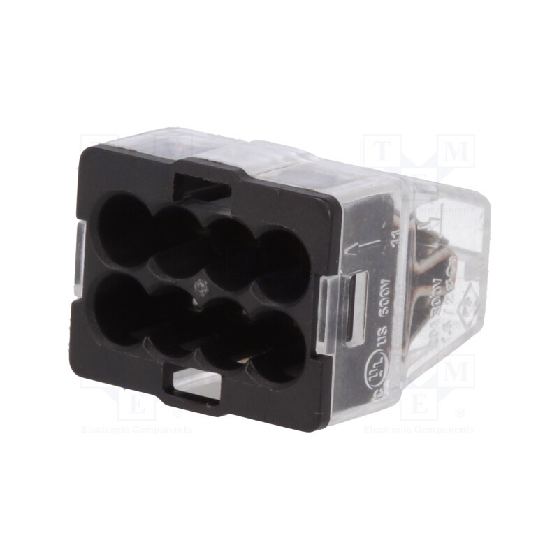 10 pcs x PAWBOL - E.4184 - Quick splice, spring clamp, 1.5÷2.5mm2, 450V, 24A, for cable, 11mm