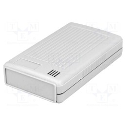 1 pcs x MASZCZYK - KM-105 GY - Enclosure: specialist, X: 55mm, Y: 95mm, Z: 22mm, ABS, grey, screwed