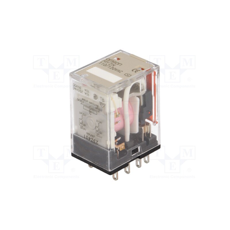 1 pcs x OMRON - MY2N 110/120VAC (S) - Relay: electromagnetic, DPDT, Ucoil: 120VAC, Icontacts max: 10A