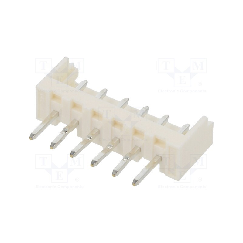 10 pcs x MOLEX - 532530670 - Socket, wire-board, male, Micro-Latch, 2mm, PIN: 6, THT, on PCBs, 2A