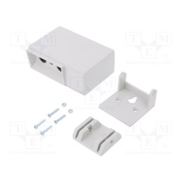 1 pcs x MASZCZYK - KM-32C/GY - Enclosure: for devices with displays, X: 88mm, Y: 58mm, Z: 34mm, ABS