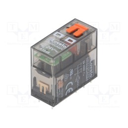 1 pcs x LOVATO ELECTRIC - HR502CA024 - Relay: electromagnetic, DPDT, Ucoil: 24VAC, 8A, 8A/250VAC, 8A/30VDC