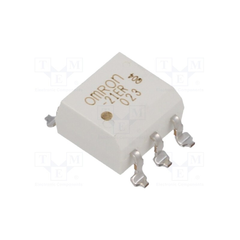 1 pcs x OMRON OCB - G3VM21ER - Relay: solid state, SPST-NO, 4000mA, max.20VAC, max.20VDC, SMT
