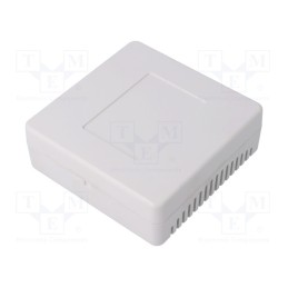 1 pcs x KRADEX - Z123AWB ABS - Enclosure: multipurpose, X: 100mm, Y: 100mm, Z: 35mm, vented, ABS
