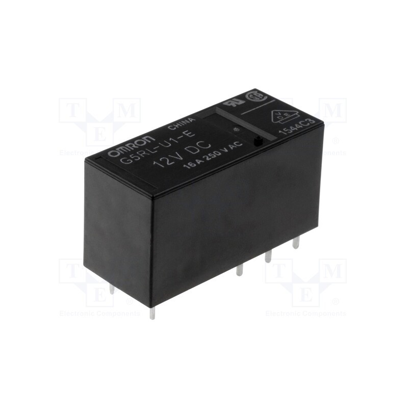 1 pcs x OMRON OCB - G5RL-U1-E-12DC - Relay: electromagnetic, SPDT, Ucoil: 12VDC, Icontacts max: 16A