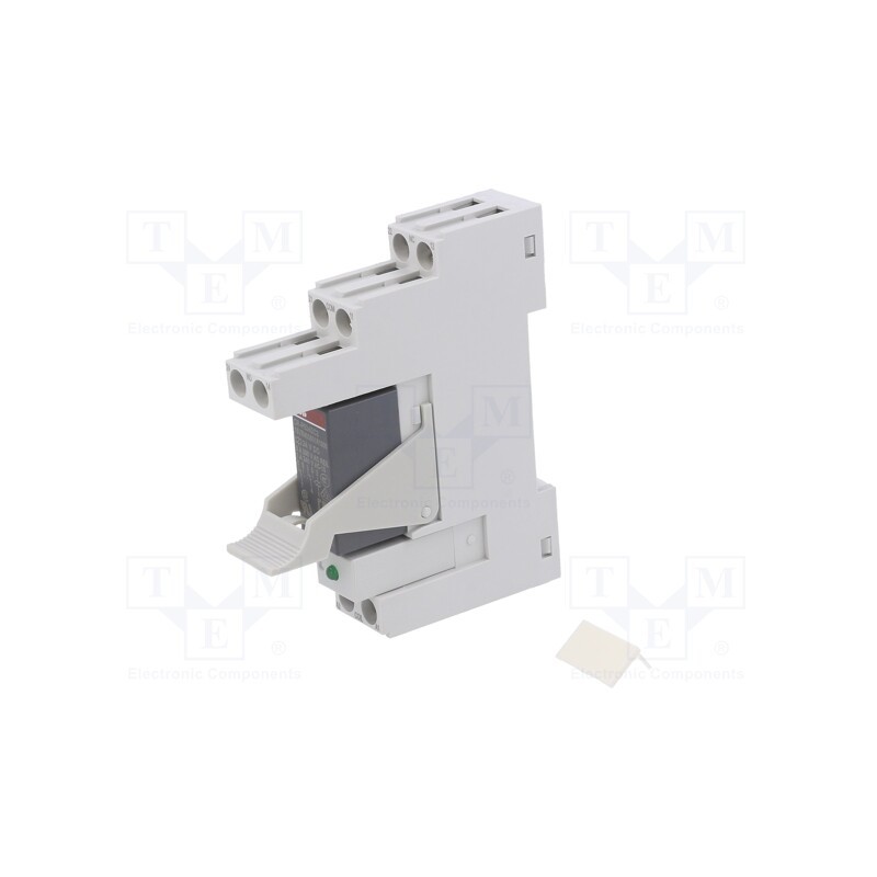 1 pcs x ABB - 1SVR405601R1011 - Relay: interface, DPDT, Ucoil: 24VDC, for DIN rail mounting