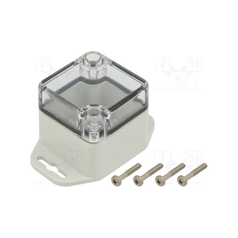 1 pcs x KRADEX - ZP45.45.40SUJP TM ABS-PC - Enclosure: multipurpose, X: 45mm, Y: 45mm, Z: 40mm, ZP, ABS, IP67