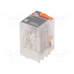 1 pcs x ABB - 1SVR405611R3000 - Relay: electromagnetic, DPDT, Ucoil: 230VAC, Icontacts max: 12A