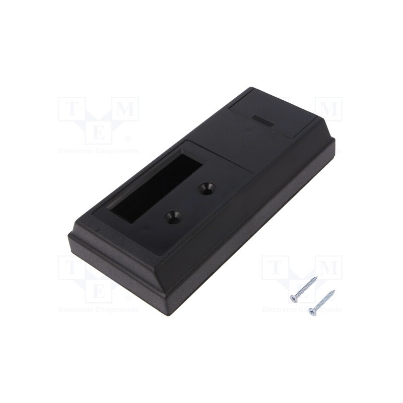 1 pcs x MASZCZYK - KM-83B/BK - Enclosure: wall mounting, X: 81mm, Y: 170mm, Z: 32mm, ABS, black