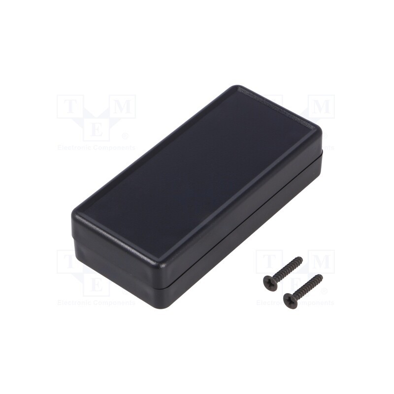 1 pcs x HAMMOND - 1551CBK - Enclosure: multipurpose, X: 30mm, Y: 65mm, Z: 15mm, 1551 MINI, ABS
