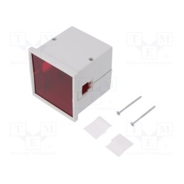 1 pcs x MASZCZYK - KM-63-PF/GY - Enclosure: panel, X: 72mm, Y: 72mm, Z: 73mm, ABS, grey, screwed