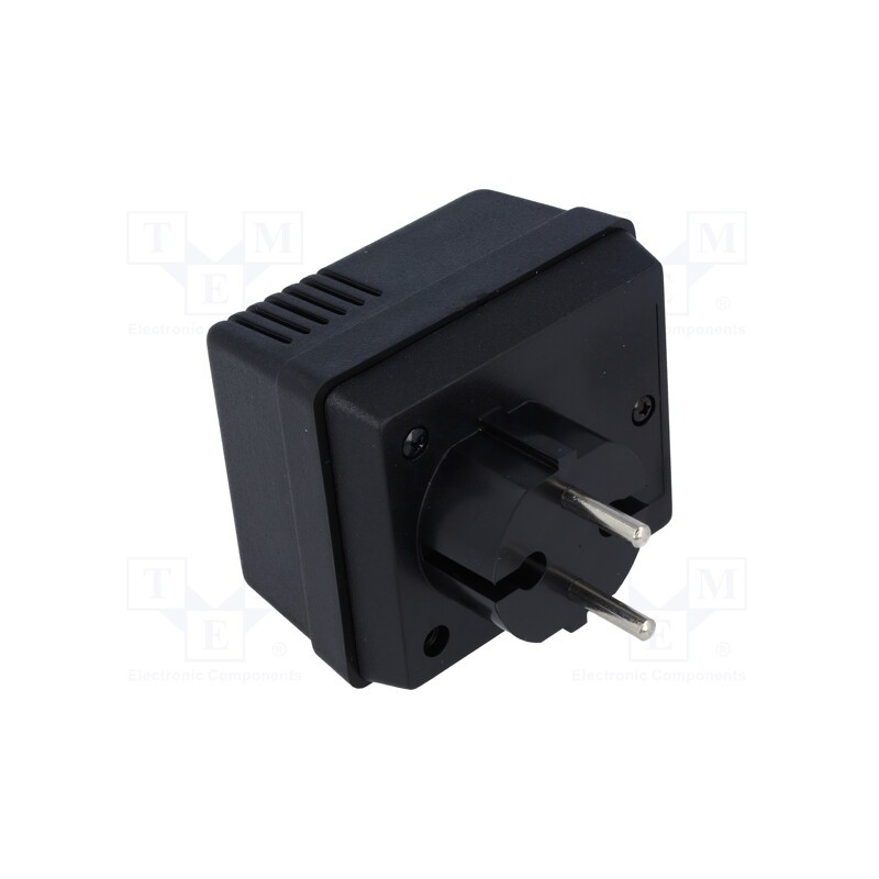 1 pcs x MASZCZYK - KM-48 BK - Enclosure: for power supplies, vented, X: 62mm, Y: 73mm, Z: 48mm, ABS