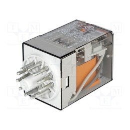 1 pcs x FINDER - 60.13.8.048.0040 - Relay: electromagnetic, 3PDT, Ucoil: 48VAC, Icontacts max: 10A