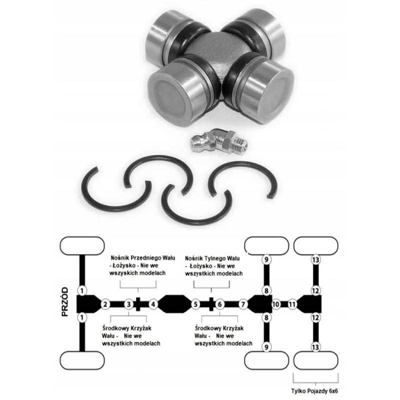 Cross shaft polaris general 1000 ace 500 570 900