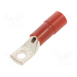10 pcs x BM GROUP - BM00419 - Tip: ring tube, M5, Ø: 5.2mm, 10mm2, crimped, for cable, insulated