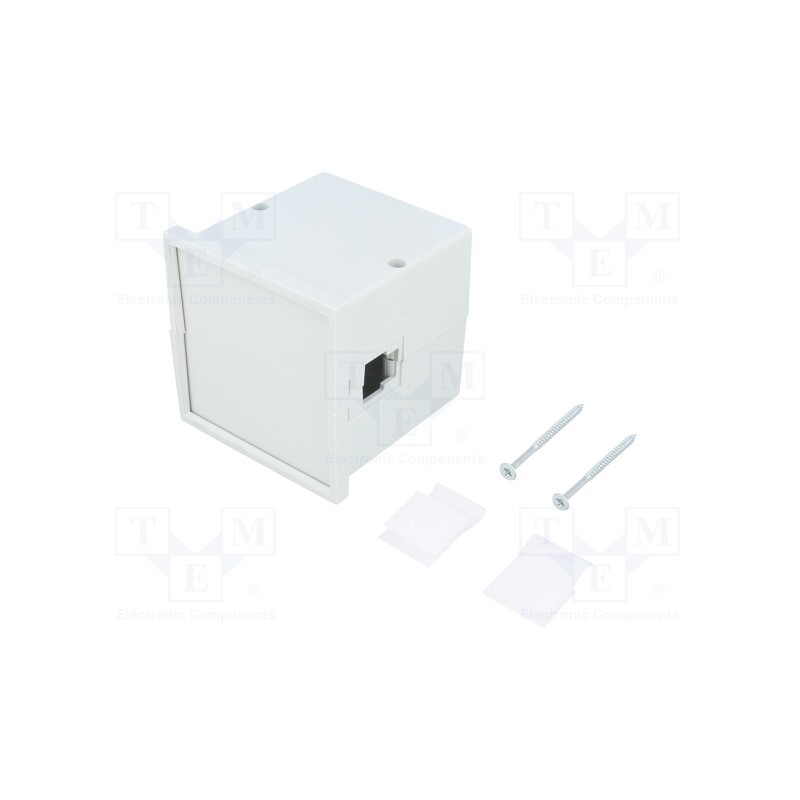 1 pcs x MASZCZYK - KM-63-PG/GY - Enclosure: panel, X: 72mm, Y: 72mm, Z: 73mm, ABS, grey, screwed