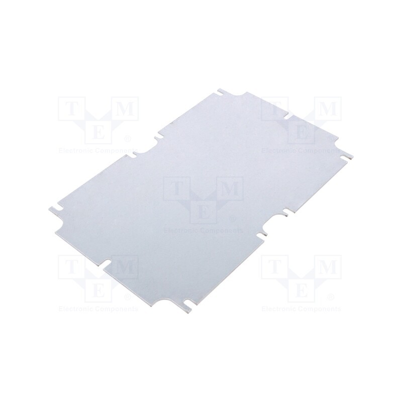 1 pcs x KRADEX - ZMB210.140 - Mounting plate, steel, W: 126mm, L: 196mm, Thk: 1.5mm, Plating: zinc