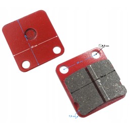 Reinforced brake pads, hand rear brake, ATV Quad, Bashan Eagle Cross