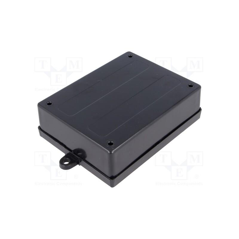 1 pcs x MASZCZYK - KM-38B BK - Enclosure: multipurpose, X: 100mm, Y: 132mm, Z: 39mm, ABS, black