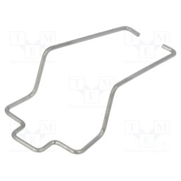 10 pcs x LOVATO ELECTRIC - HR5X87 - Retainer/retractor clip, Series: HR30,HR50