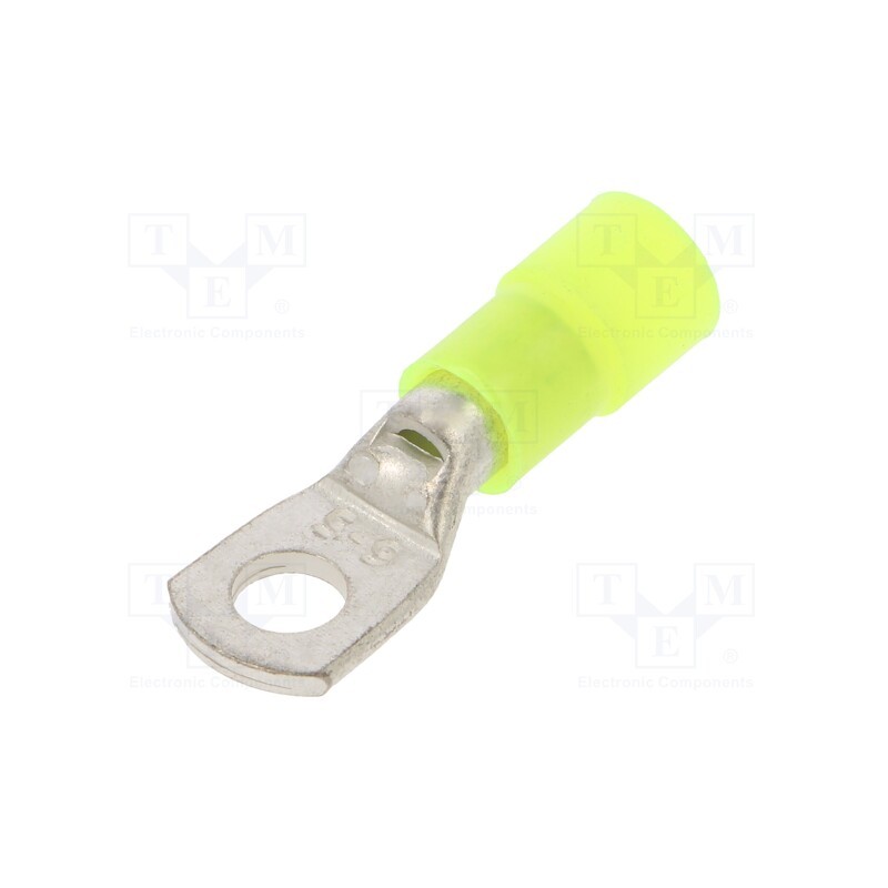 10 pcs x BM GROUP - BM003251 - Tip: ring tube, M5, Ø: 5.2mm, 4÷6mm2, crimped, for cable, insulated