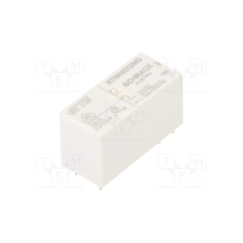 1 pcs x TE Connectivity - 4-1415536-2 - Relay: electromagnetic, SPST-NO, Ucoil: 12VDC, 16A, 16A/250VAC