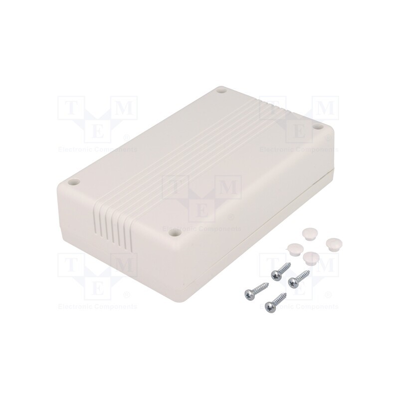 1 pcs x MASZCZYK - KM-40 GY - Enclosure: multipurpose, X: 82mm, Y: 132mm, Z: 35mm, ABS, light grey