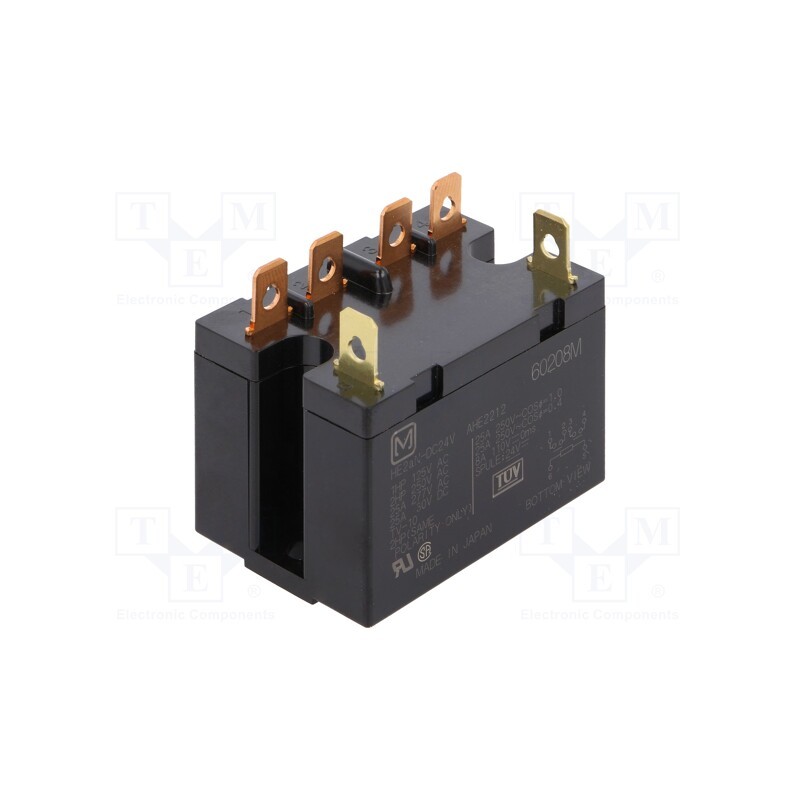 1 pcs x PANASONIC - HE2AN-DC24V - Relay: electromagnetic, DPST-NO, Ucoil: 24VDC, Icontacts max: 25A