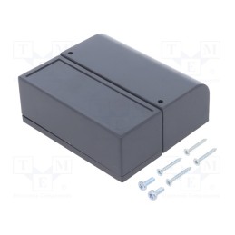 1 pcs x MASZCZYK - KM-123DG V0 - Enclosure: wall mounting, X: 85.1mm, Y: 96.6mm, Z: 35.7mm, ABS