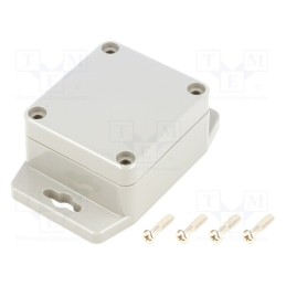 1 pcs x GAINTA - G302MF - Enclosure: multipurpose, X: 58mm, Y: 64mm, Z: 35mm, with fixing lugs