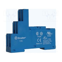 1 pcs x FINDER - 95.03SMA - Socket, PIN: 5, 10A, 250VAC, for DIN rail mounting, Series: 40.31