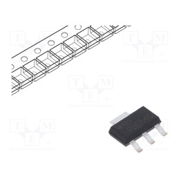 3 pcs x NEXPERIA - PBSS5540Z,115 - Transistor: PNP, bipolar, 40V, 5A, SC73,SOT223