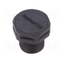 1 pcs x AMPHENOL - LTW VENT-PS1NBK-O8001 - Pressure compensation device, IP68, -40÷125°C, Thread: M12