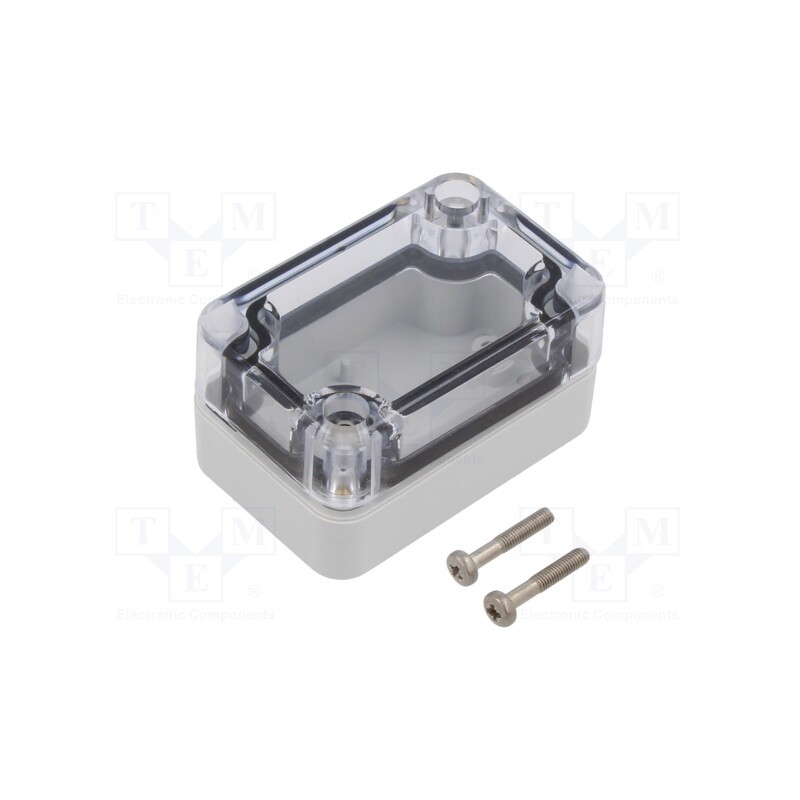 1 pcs x KRADEX - ZP60.40.30SJP TM PC - Enclosure: multipurpose, X: 40mm, Y: 60mm, Z: 30mm, ZP, polycarbonate