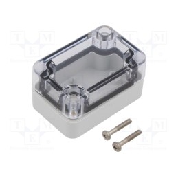 1 pcs x KRADEX - ZP60.40.30SJP TM ABS-PC - Enclosure: multipurpose, X: 40mm, Y: 60mm, Z: 30mm, ZP, ABS, IP67