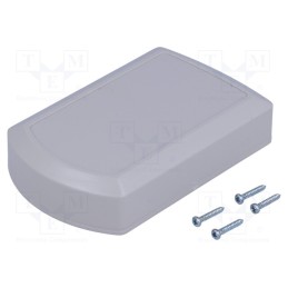 1 pcs x MASZCZYK - KM-100H GY - Enclosure: multipurpose, X: 57mm, Y: 92mm, Z: 22mm, ABS, grey, screwed