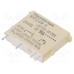 1 pcs x FUJITSU - NYP-24W-K-IE - Relay: electromagnetic, SPST-NO, Ucoil: 24VDC, 5A, 5A/250VAC, 120mW