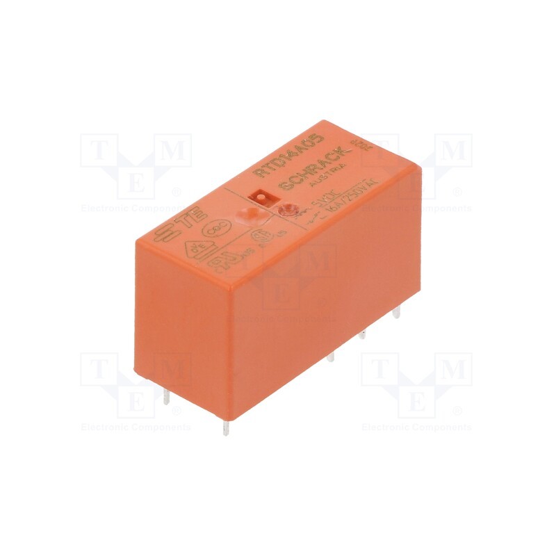 1 pcs x TE Connectivity - 7-1415539-5 - Relay: electromagnetic, SPDT, Ucoil: 5VDC, Icontacts max: 16A, THT