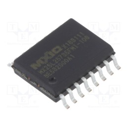 1 pcs x MACRONIX INTERNATIONAL - MX25L51245GMI-08G/TUBE - IC: FLASH memory, 512MbFLASH, SPI, 104MHz, 2.7÷3.6V, SOP16, serial