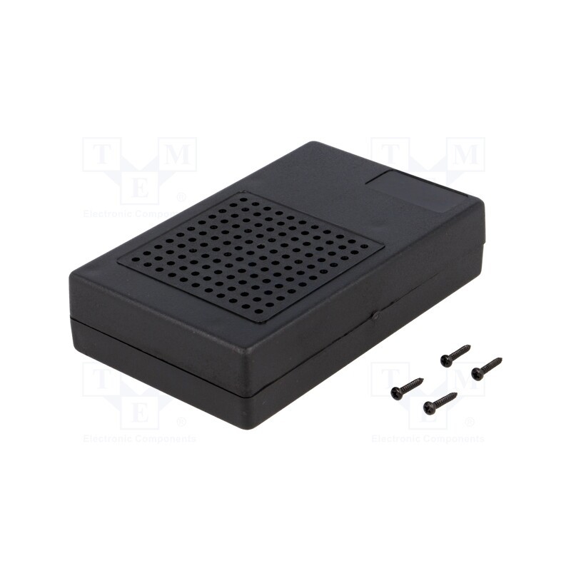 1 pcs x MASZCZYK - KM-33 BK - Enclosure: multipurpose, X: 73.5mm, Y: 118mm, Z: 29mm, ABS, black